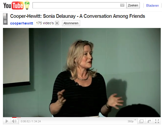 00 YouTube - Cooper-Hewitt Sonia Delaunay - A Conversation Among Friends - Windows Internet Explorer 25-3-2011 233418bmp